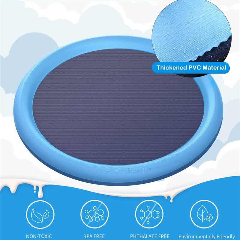 Non-Slip Pet Splash Pad - Summer Water Fun for Dogs | EcoUrbanPaws