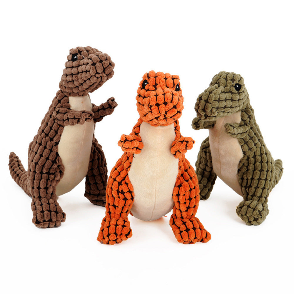 Giant Dinosaur Interactive Dog Toys - Heavy Duty Chew Toys | EcoUrbanPaws