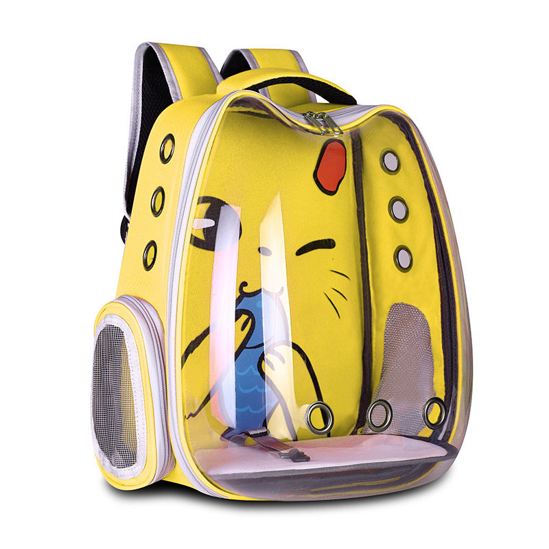 Breathable Pet Carrier Backpack - Hands-Free Travel | EcoUrbanPaws