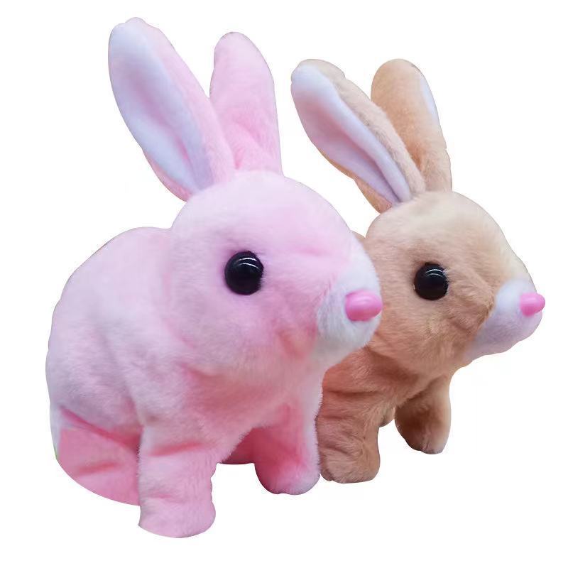 Electric White Rabbit Simulation Toy - Realistic Comfort Companion | EcoUrbanPaws