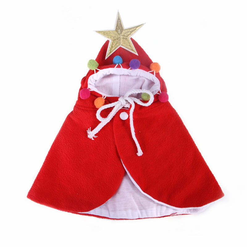 Festive Pet Costume Cloak - Holiday Fun & Photos | EcoUrbanPaws