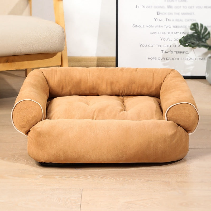 Warm & Cozy Pet Sofa Bed - Winter Comfort | EcoUrbanPaws