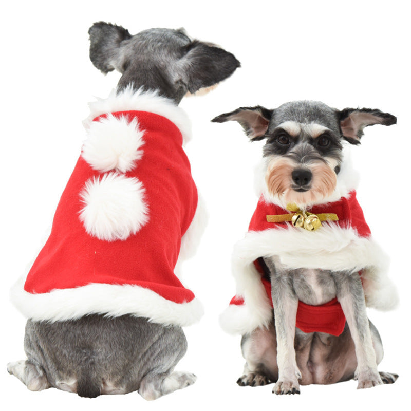 Festive Pet Costume Cloak - Holiday Fun & Photos | EcoUrbanPaws