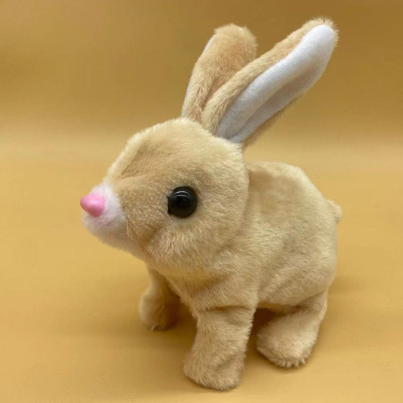 Electric White Rabbit Simulation Toy - Realistic Comfort Companion | EcoUrbanPaws