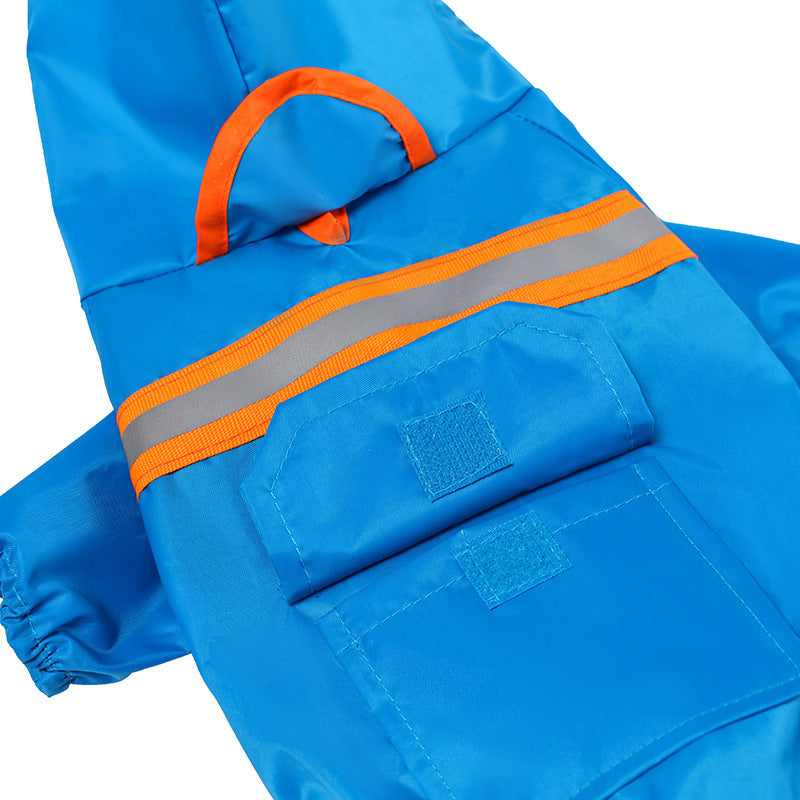 Reflective Safety Raincoat - Waterproof Pet Protection | EcoUrbanPaws