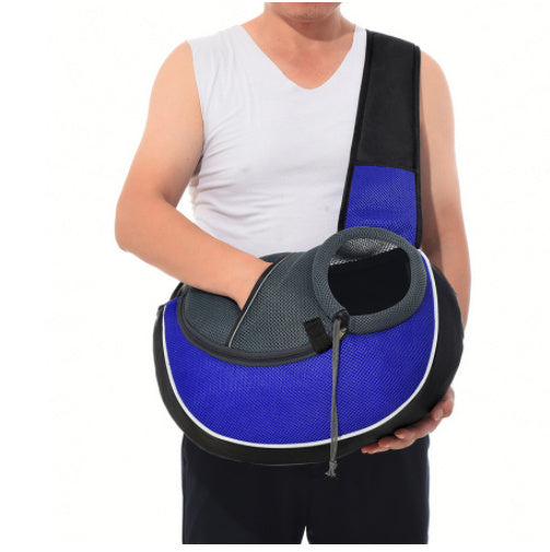 Breathable Pet Carrier Crossbody Bag - Hands-Free Travel | EcoUrbanPaws