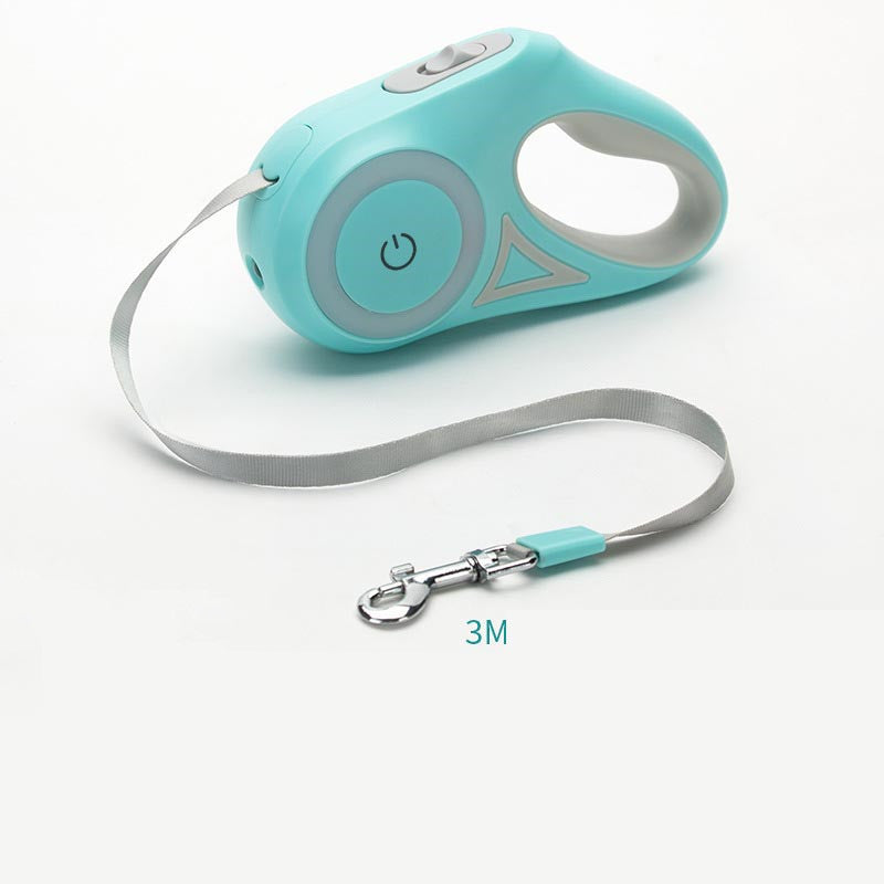 Retractable LED Leash - Freedom with Safety Control | EcoUrbanPaws