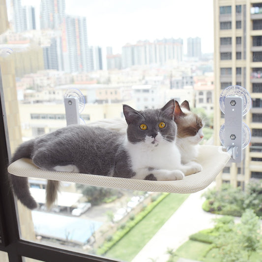 Cat Window Hammock - Suction Cup Glass Perch | EcoUrbanPaws