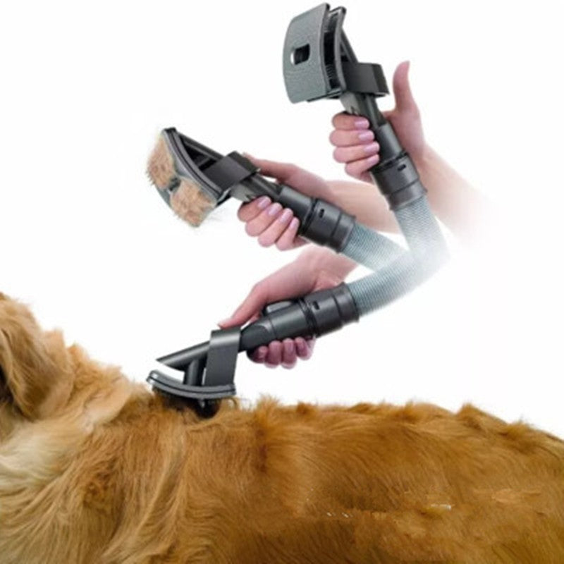 2-in-1 Vacuum Grooming Brush - Hair Removal System | EcoUrbanPaws