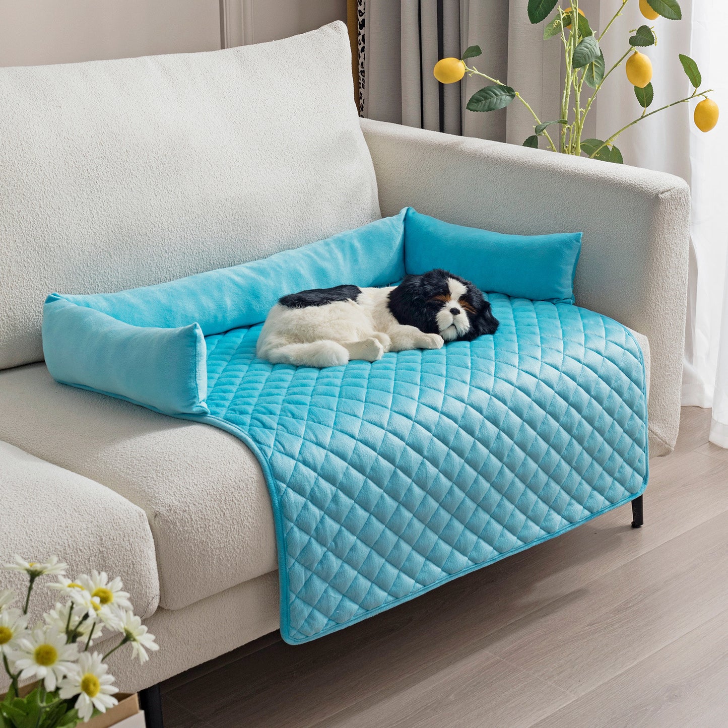 Waterproof Cozy Pet Sofa Bed - All-Weather Comfort | EcoUrbanPaws
