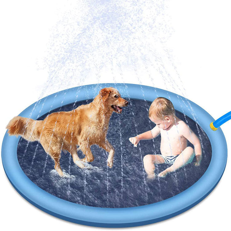 Non-Slip Pet Splash Pad - Summer Water Fun for Dogs | EcoUrbanPaws