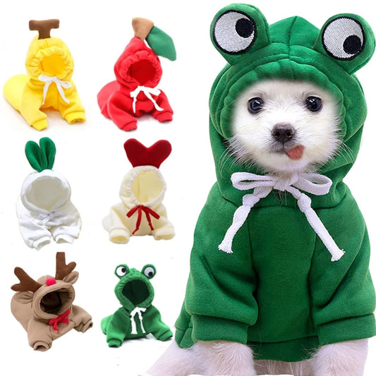 Warmth & Style Fleece Hoodies - Small Dog Winter Wear | EcoUrbanPaws