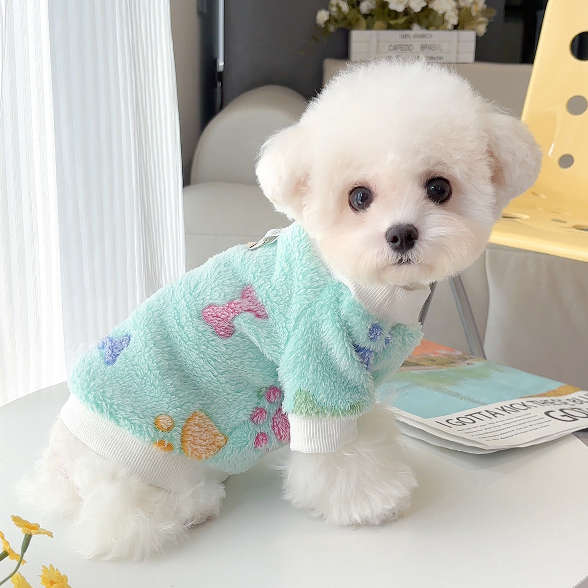 Flannel Warm Skin-friendly Pet Clothing | EcoUrbanPaws