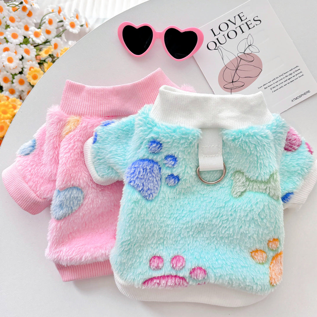 Flannel Warm Skin-friendly Pet Clothing | EcoUrbanPaws