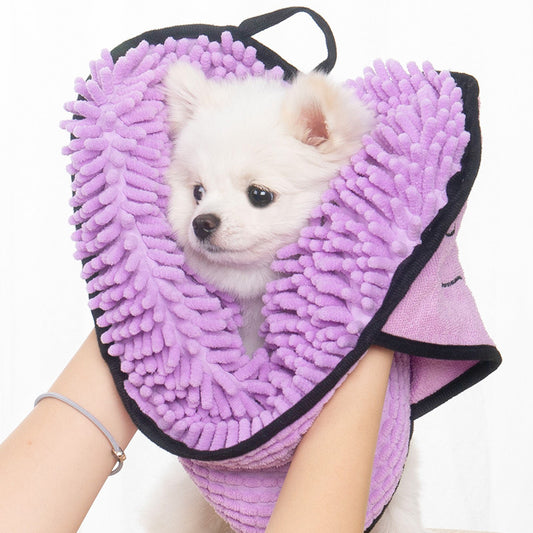 Super Absorbent Pet Bath Towel - Quick-Dry Microfiber | EcoUrbanPaws