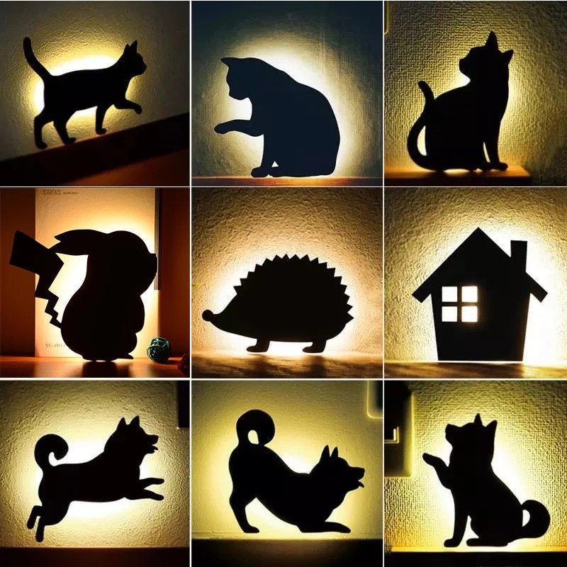 LED Animal Night Light - Smart Sound Sensor | EcoUrbanPaws