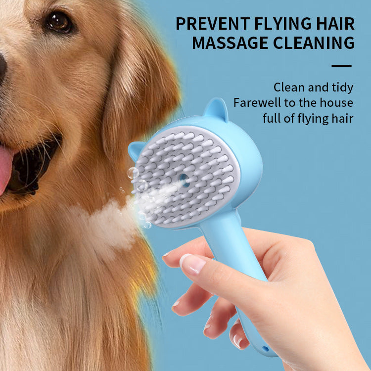 Rechargeable Mist Grooming Brush - Self-Cleaning Technology | EcoUrbanPaws