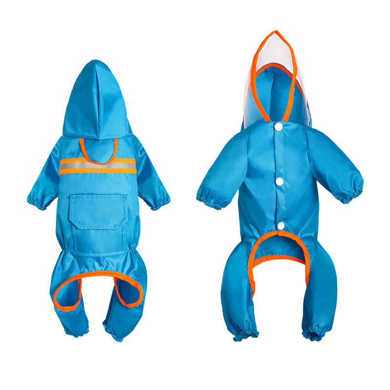 Reflective Safety Raincoat - Waterproof Pet Protection | EcoUrbanPaws