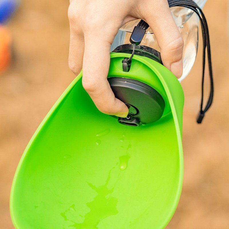 Portable Pet Water Bottle - Travel Drinking Bowl | EcoUrbanPaws