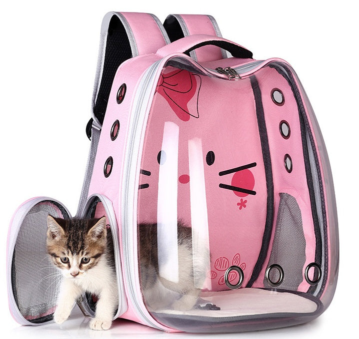 Breathable Pet Carrier Backpack - Hands-Free Travel | EcoUrbanPaws