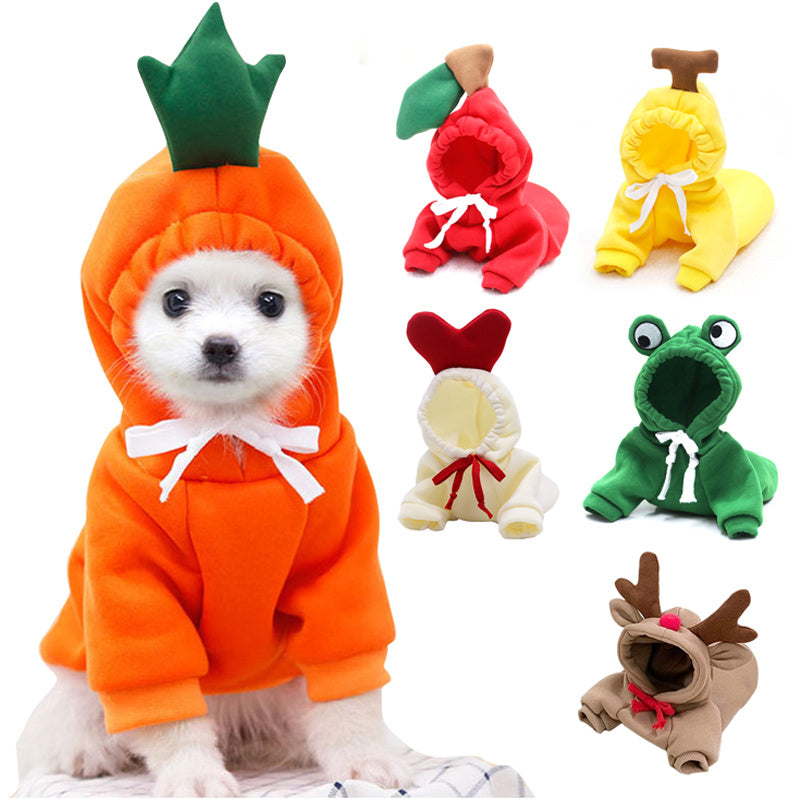 Warmth & Style Fleece Hoodies - Small Dog Winter Wear | EcoUrbanPaws