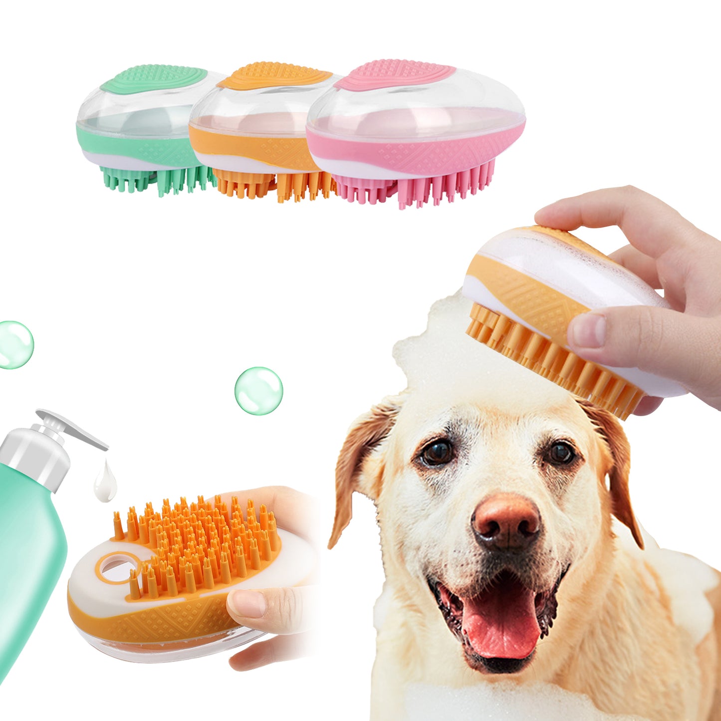 2-in-1 Pet SPA Massage Comb - Luxurious Grooming | EcoUrbanPaws