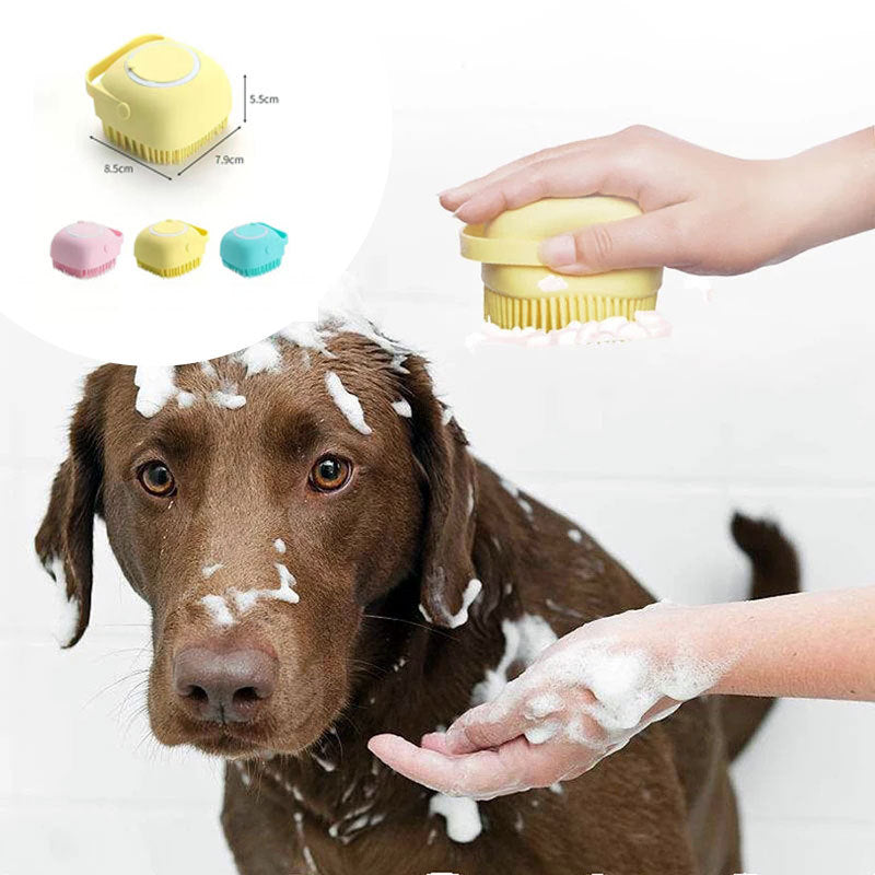 Silicone Bath Massage Gloves - Stress-Free Grooming | EcoUrbanPaws