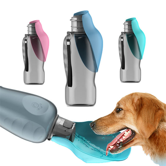 800ml High Capacity Pet Water Bottle - Foldable Bowl | EcoUrbanPaws
