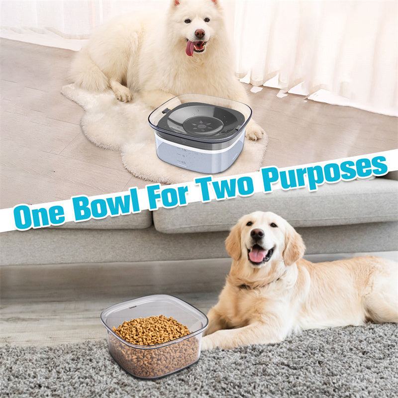 70oz Large Capacity Dog Water Bowl - Spill Proof Design | EcoUrbanPaws