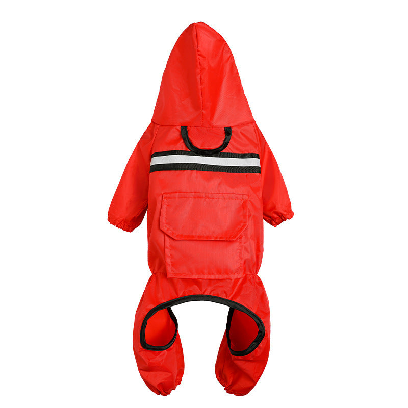 Reflective Safety Raincoat - Waterproof Pet Protection | EcoUrbanPaws