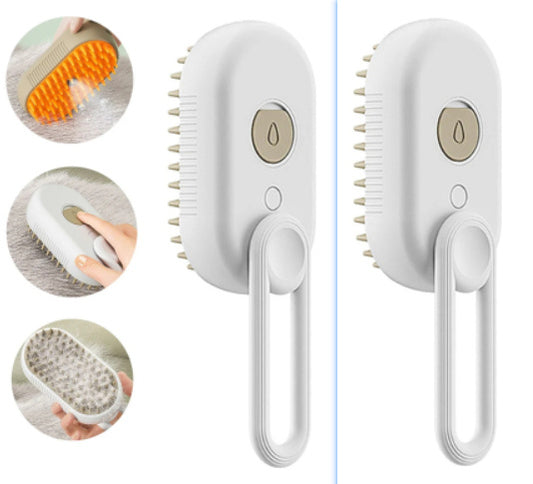 3-in-1 Electric Steam Cat Brush - Spa Treatment | EcoUrbanPaws