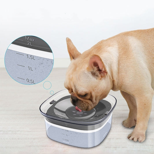 70oz Large Capacity Dog Water Bowl - Spill Proof Design | EcoUrbanPaws