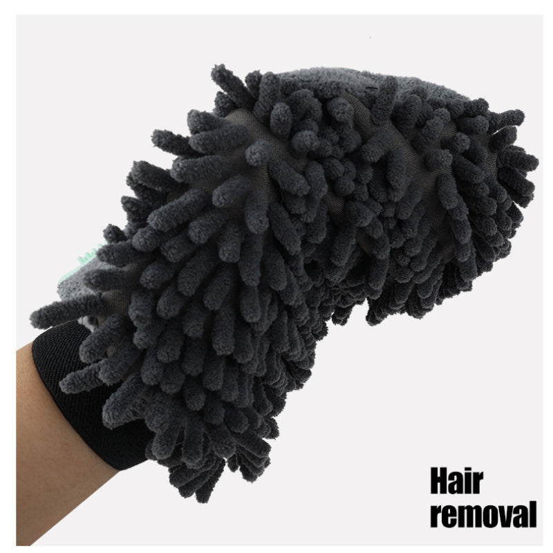 2-in-1 Pet Grooming Glove - Bath & Massage Tool | EcoUrbanPaws