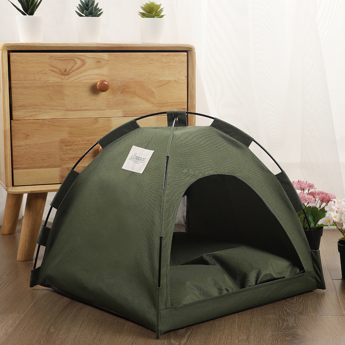 Portable Pet Tent with Cooling Mat - Travel & Camping | EcoUrbanPaws